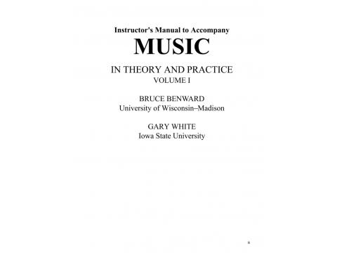 Sách Music in theory and practice Vol 1 - PIANO HOUSE