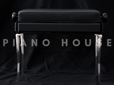 Ghế Đàn Piano Black Leather | Thiết Kế Bởi Poul Henningsen | Denmark