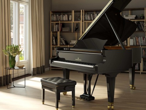C.Bechstein Concert B212 (Black with Brass)