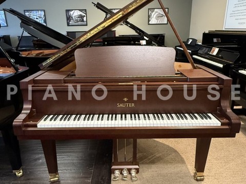 Sauter Delta 185 | Salon Grand Piano (Satin Mahogany)