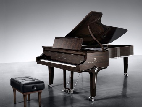 Steinway & Sons Black Dimond model D