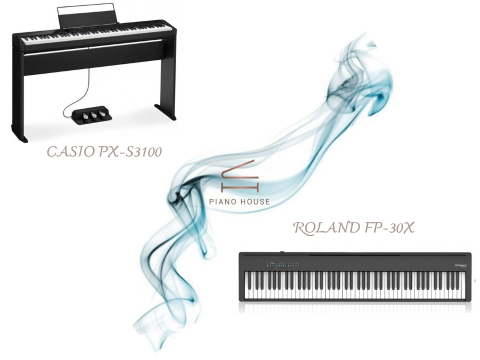 So sánh Casio PX-S3100 và Roland FP-30X