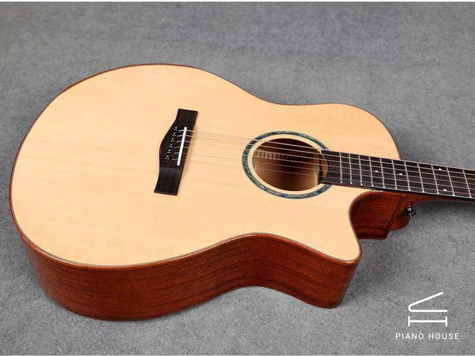 Đàn Guitar Acoustic Sqoe S370T-SK EQ