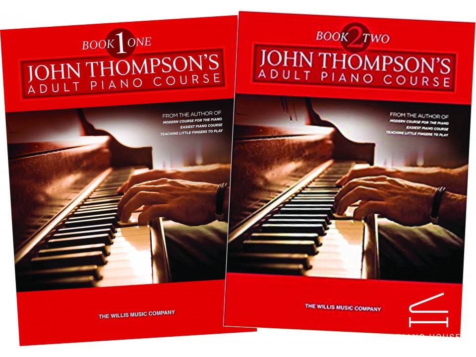 Bộ JOHN THOMPSON'S adult piano course book 1&2