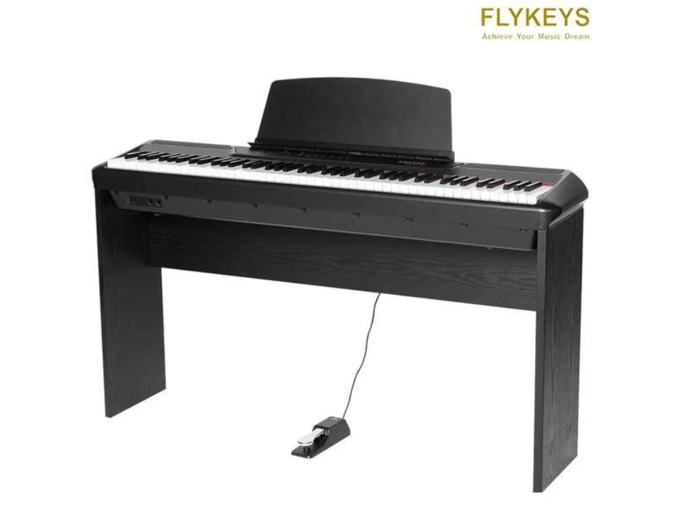 Piano Flykeys FP6 Black (Kèm Chân Gỗ)