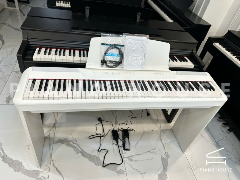 Piano Flykeys FP6 White (Kèm Chân Gỗ)