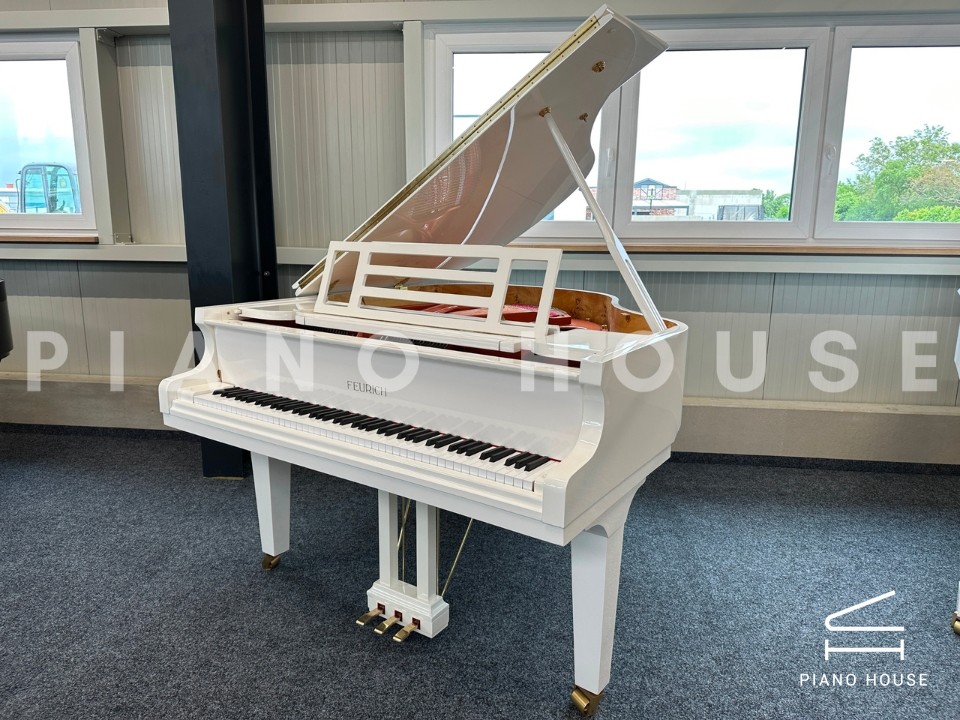 FEURICH 162 - "DYNAMIC I" (White Polish & Brass)