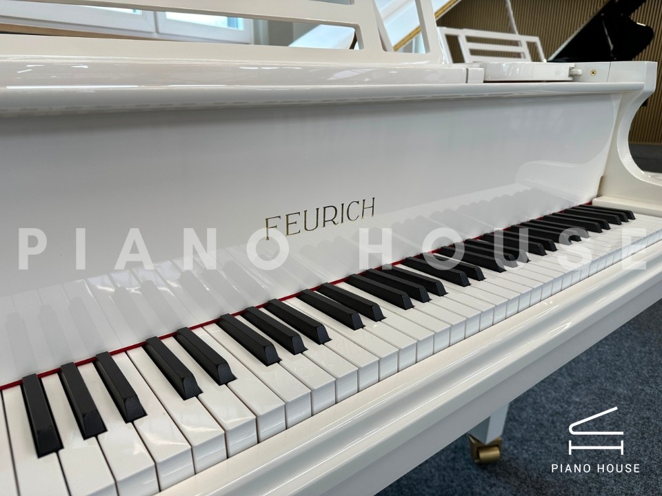 FEURICH 162 - "DYNAMIC I" (White Polish & Brass)