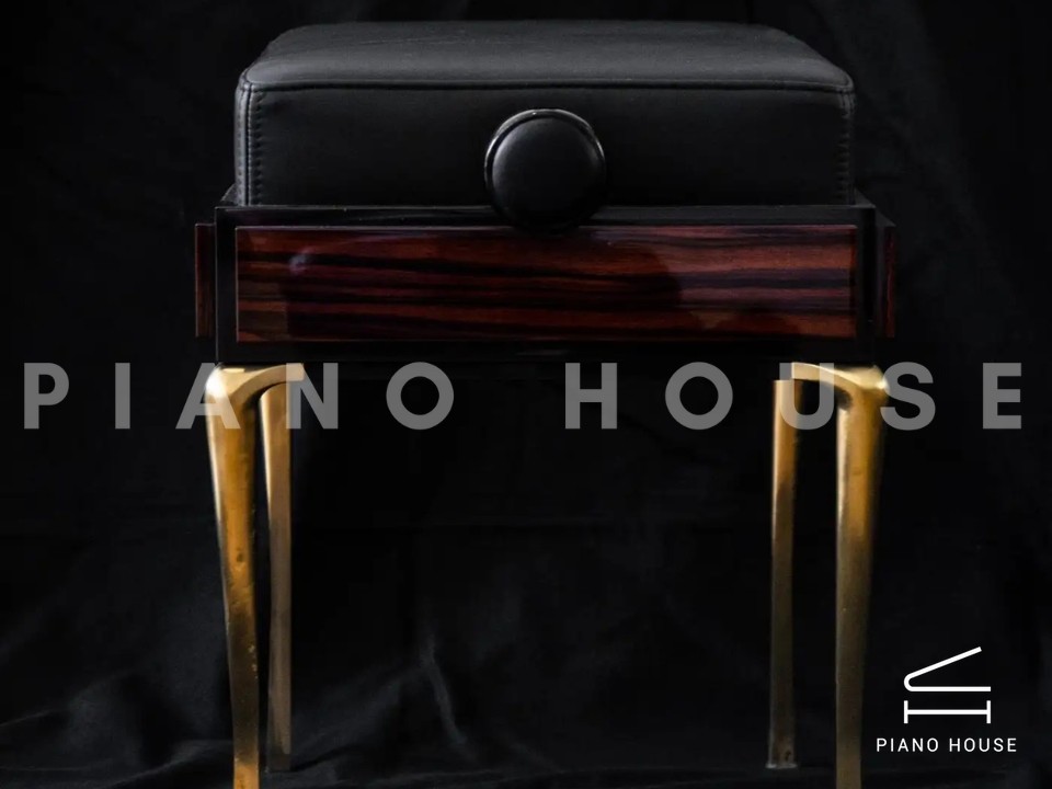 Ghế Đàn Piano Macassar Ebony | Thiết Kế Bởi Poul Henningsen | Denmark