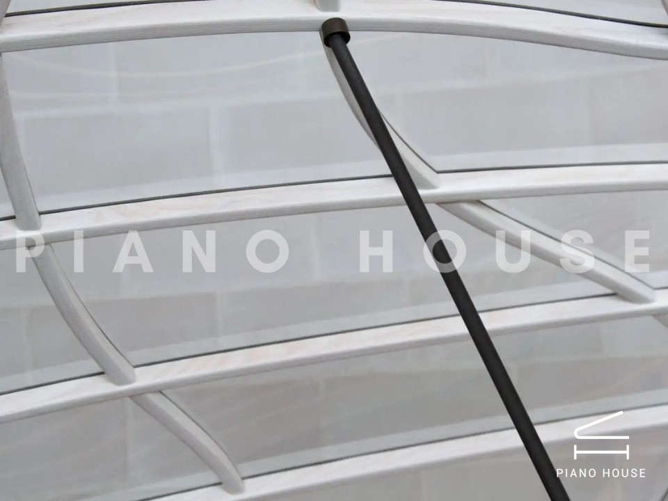 PH Grand Piano: PH170 Curated | Mineral Leather | White Oak and Burned Brass