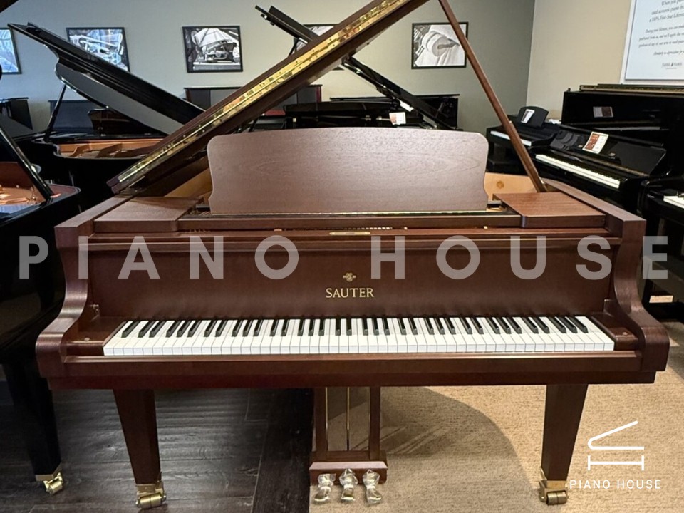 Sauter Delta 185 | Salon Grand Piano (Satin Mahogany)