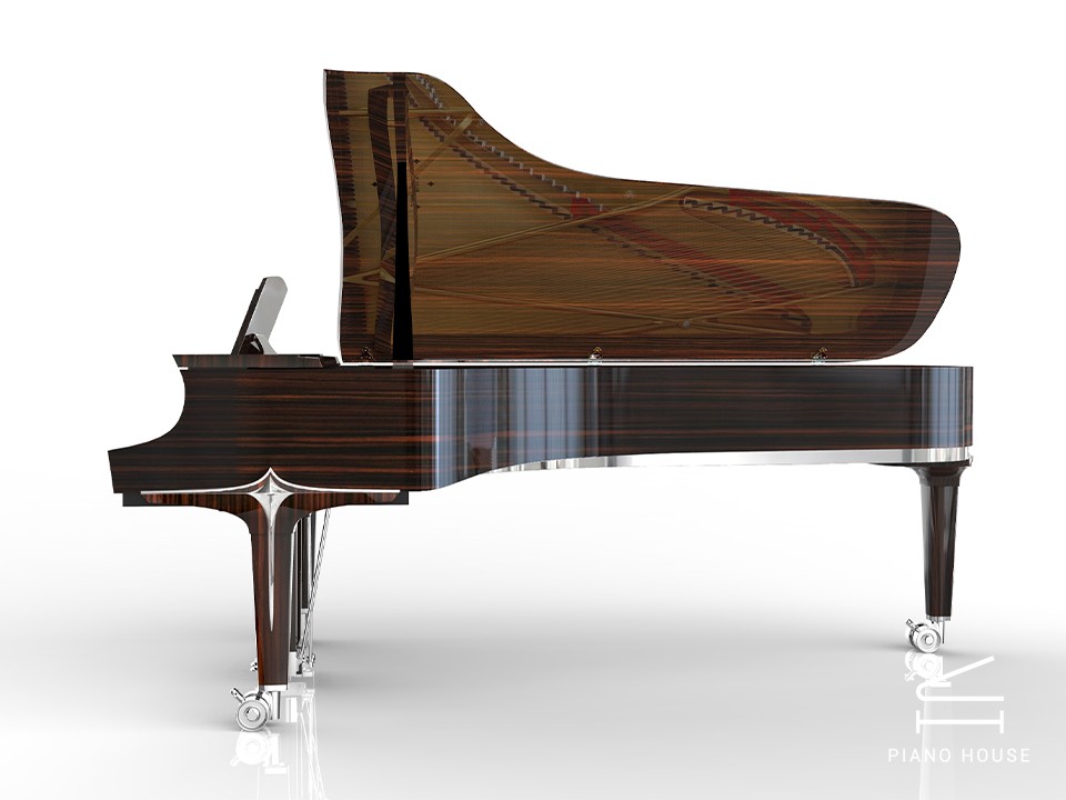 Steinway & Sons Black Dimond model D