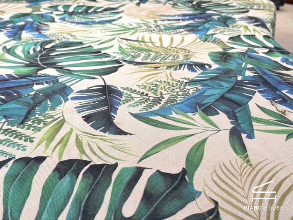 Khăn Phủ Grand Hoạ Tiết Cây Lá