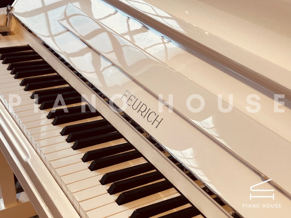 FEURICH 133 Concert (White Polished)