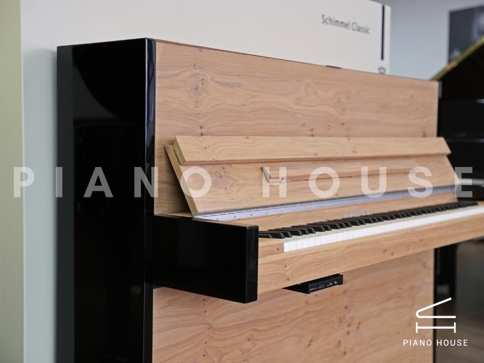 Schimmel Classic C116 Modern (Brushed oak and black polished wood)